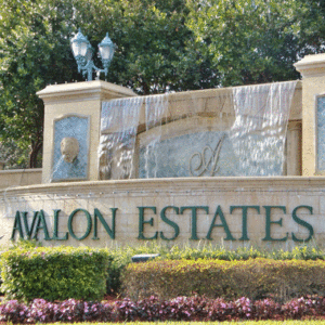Entrance to Avalon Estates