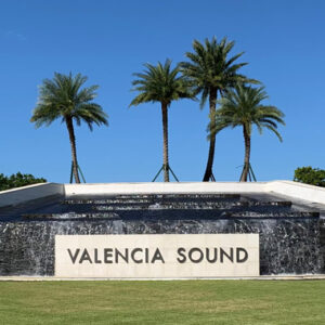 Entrance to Valencia Sound, Boynton Beach - an active adult community