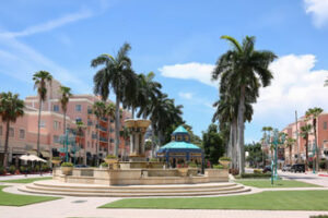 Mizner Park in Boca Raton Florida