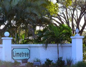 entrance sign to Limetree
