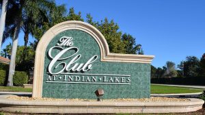 entrance sign at The Club at Indian Lakes