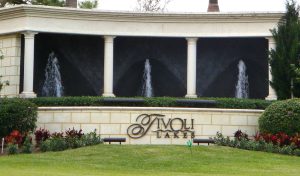 Entrance sign to Tivoli Lakes