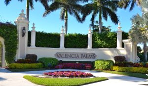 Entrance to Valencia Palms