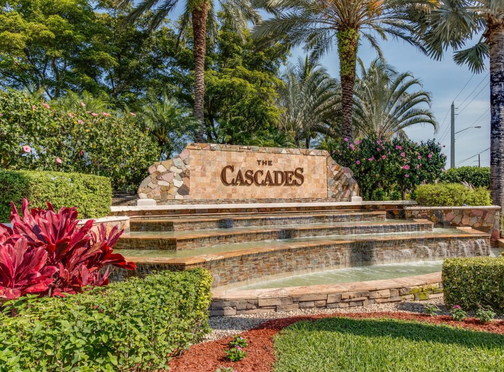 The Cascades Homes For Sale - Picture of the entrance sign
