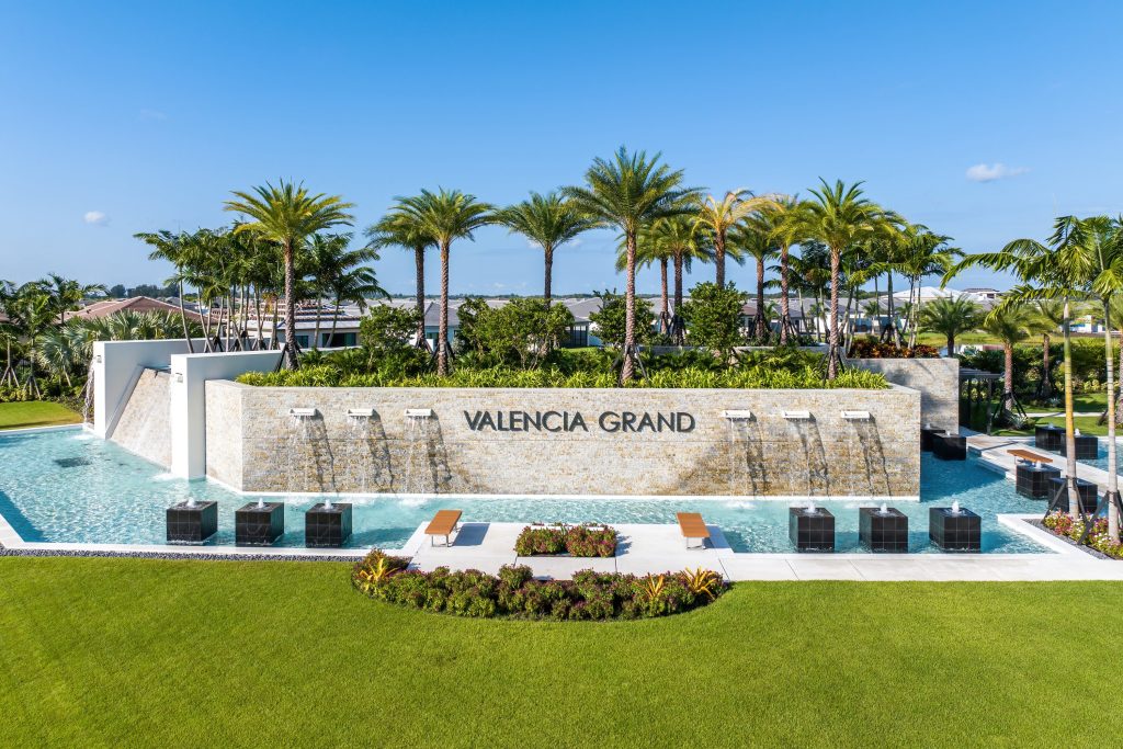Valencia Grand Homes For Sale - Picture of the entrance sign