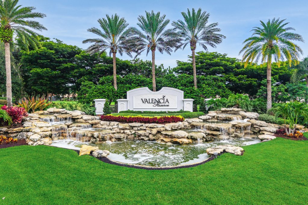 Valencia Reserve Homes For Sale - Picture of the entrance sign