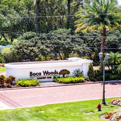 Boca Woods Homes For Sale - Picture of the entrance sign