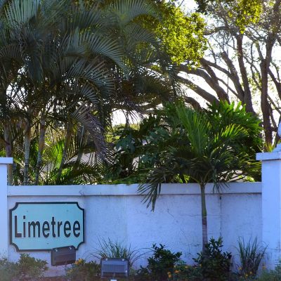 entrance sign to Limetree
