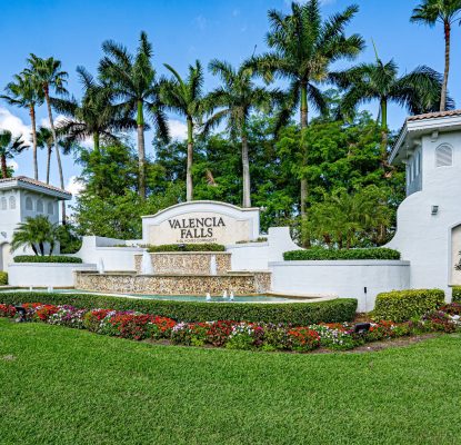 Valencia Falls Homes For Sale - Picture of the entrance sign
