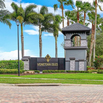 Venetian Isles Homes For Sale - Picture of the entrance sign
